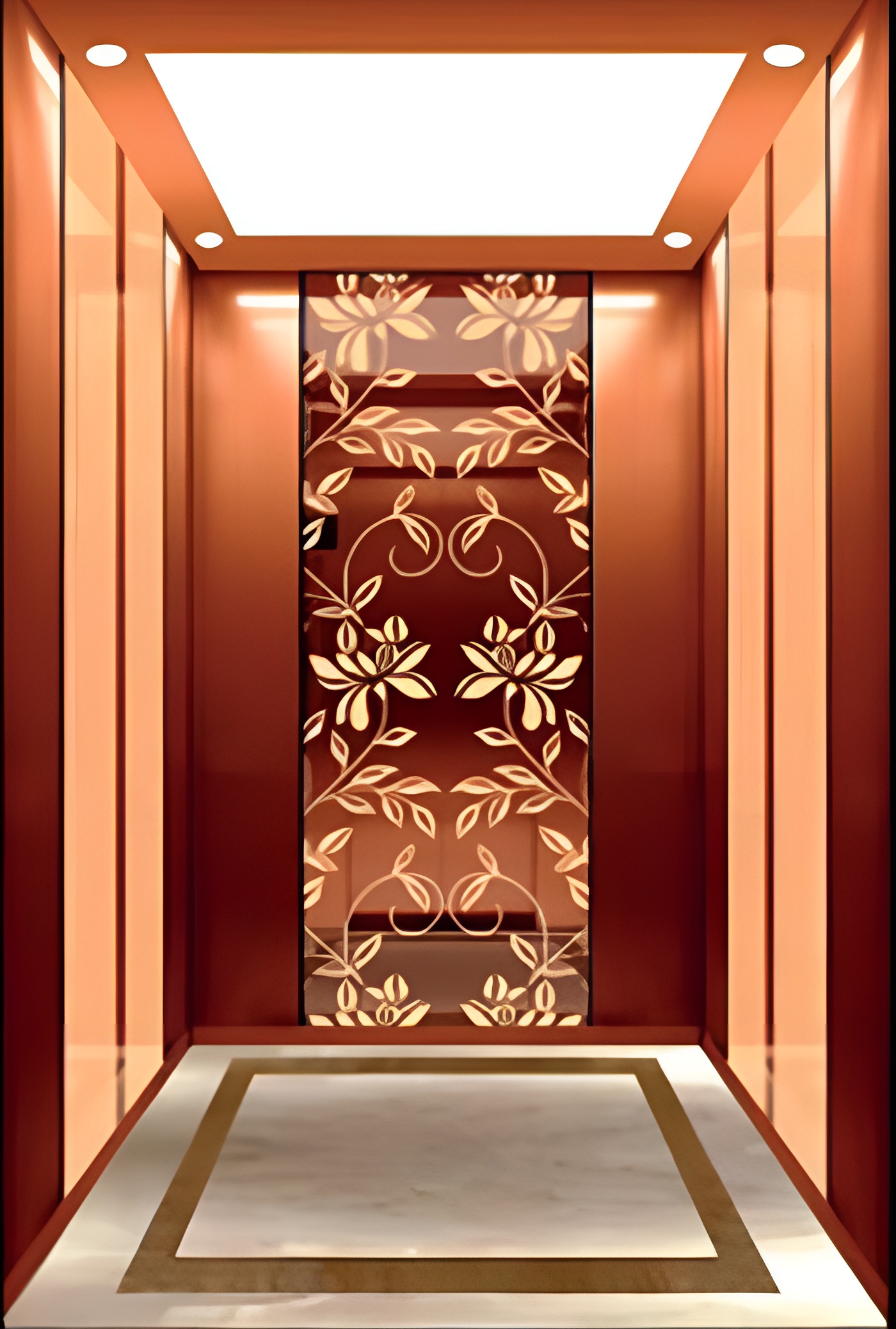Rose gold stainless steel